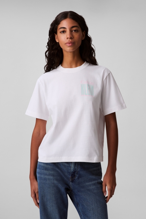 Calvin Klein lv047c823g ss boxy fit tee